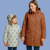 Printed Waterproof Fabric CLAPOTIS Blue / Yellow